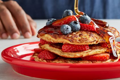 photo of prepared Strawberry Protein Pancakes recipe