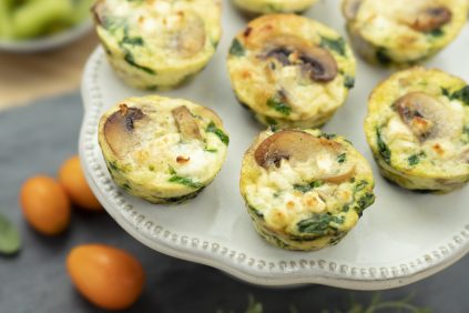 photo of prepared Mushroom & Spinach Egg White Mini Bites recipe