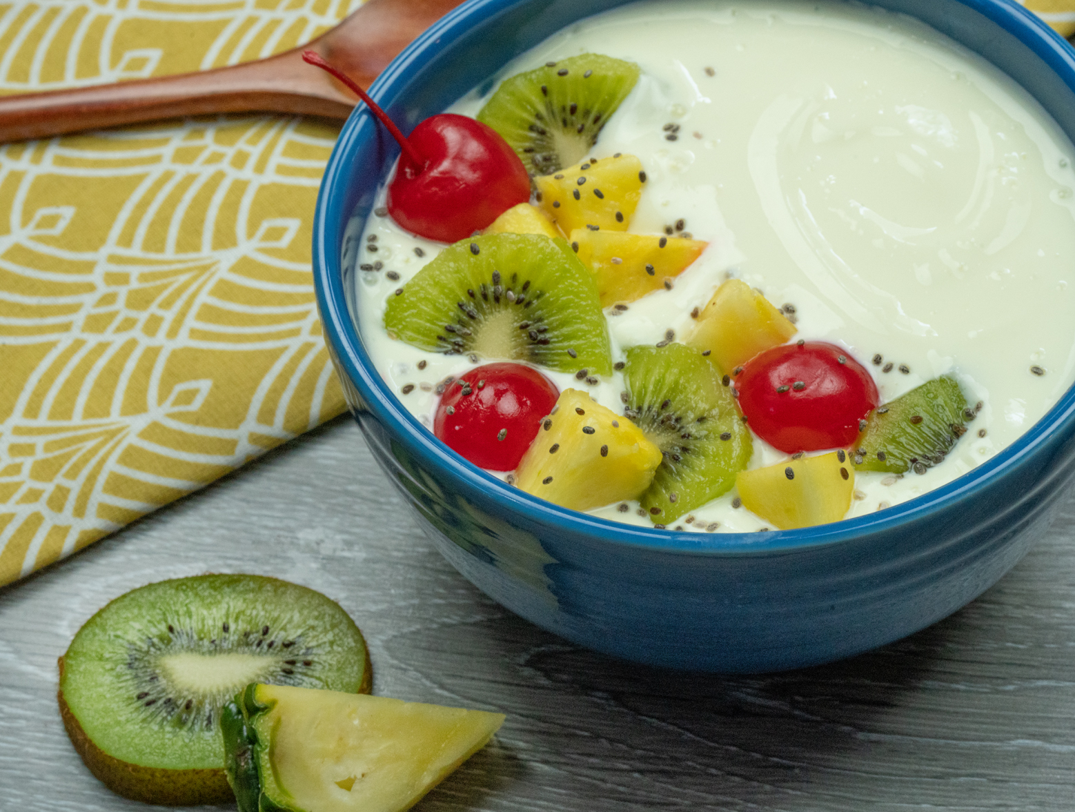 photo of prepared Pineapple Upside-down Smoothie Bowl recipe