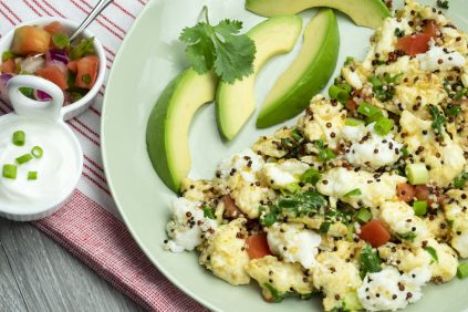 photo of prepared Quinoa Egg White Scramble recipe